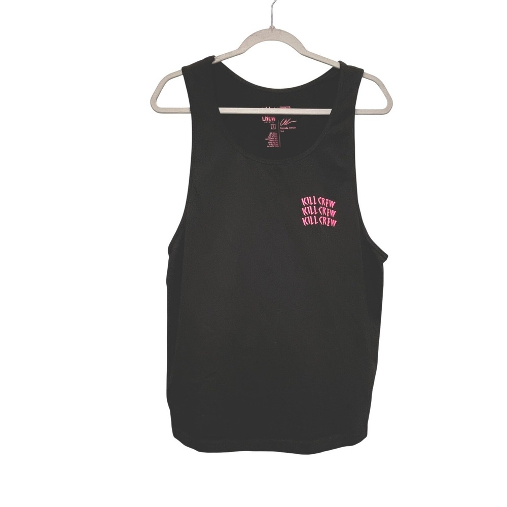 Kill Crew Porrada Series Vol 1 Tank Top Black Pink Wolf Graphic Mens Small